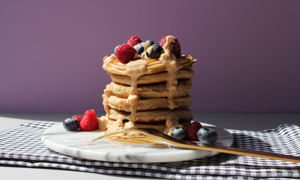 Keto Peanut Butter Protein Pancakes