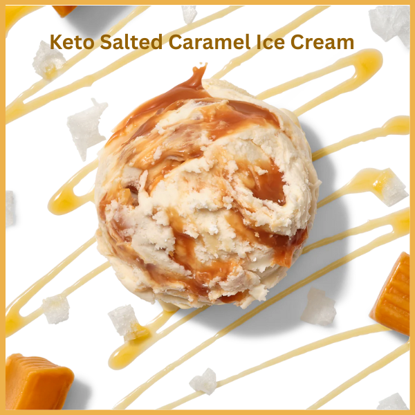 Keto Salted Caramel Ice Cream