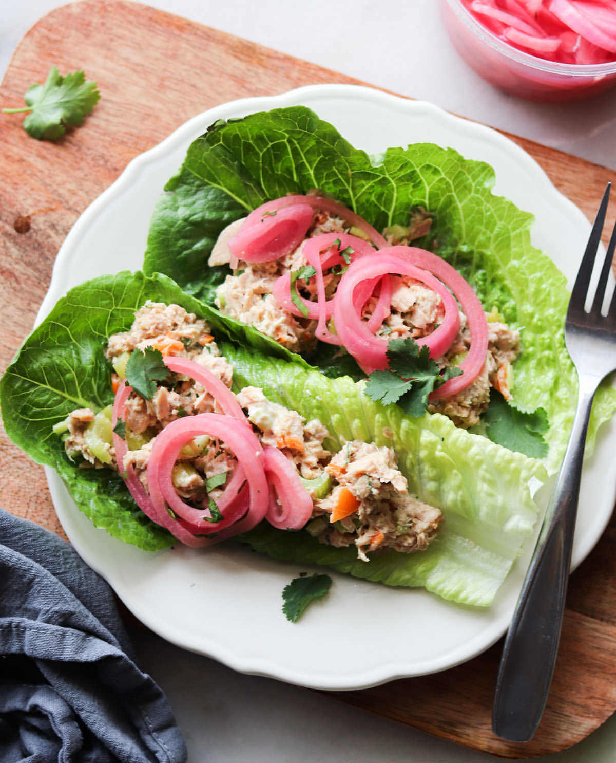 Keto Tuna Lettuce Wraps