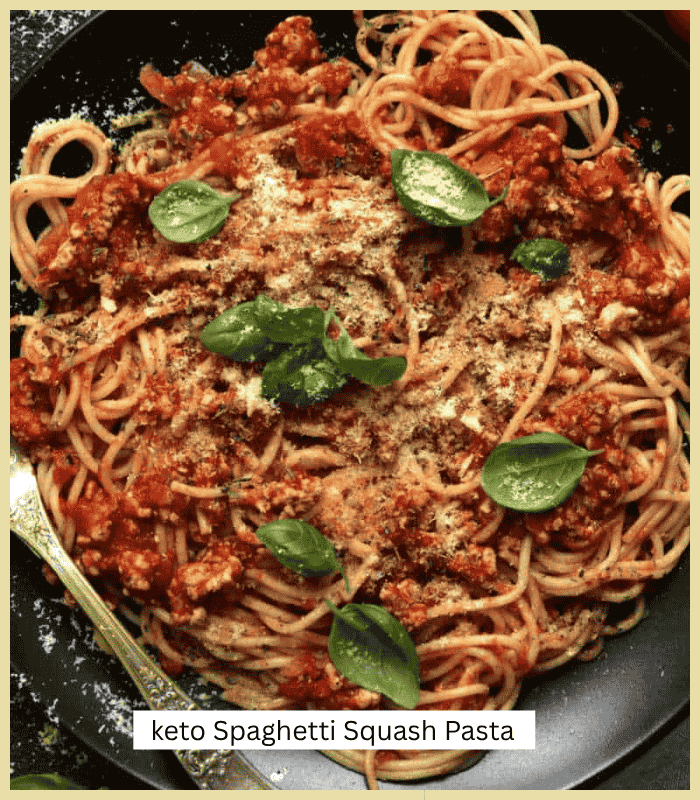 keto Spaghetti Squash Pasta