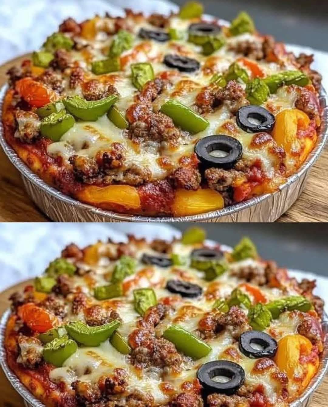 keto crustless pizza