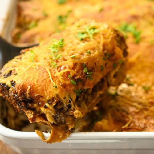 Keto Beef Enchiladas