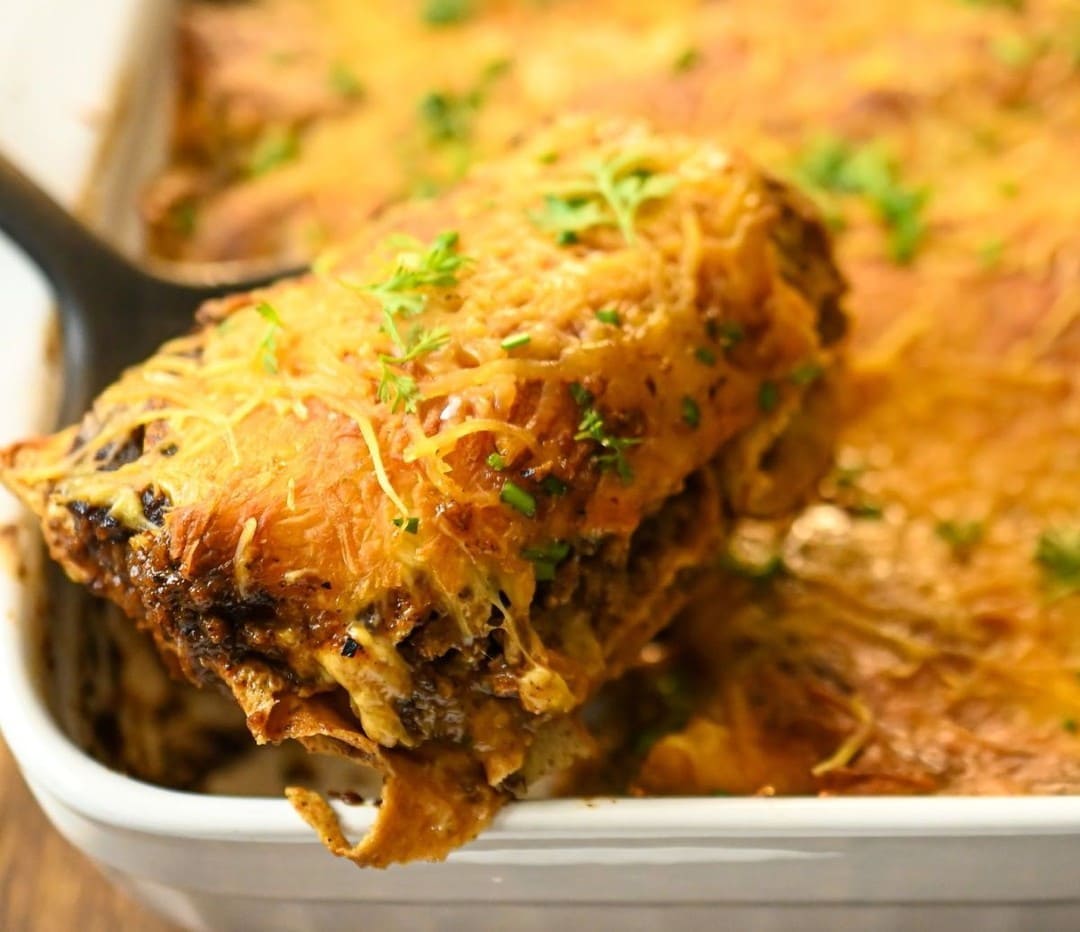 Keto Beef Enchiladas