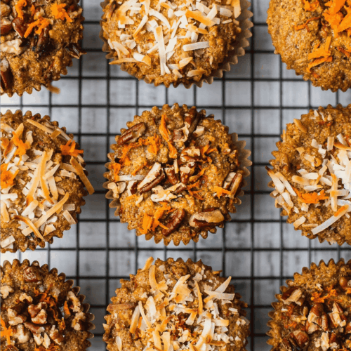 Keto Carrot Cake Muffins