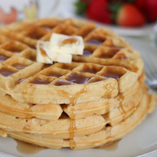 Keto Peanut Butter Waffles