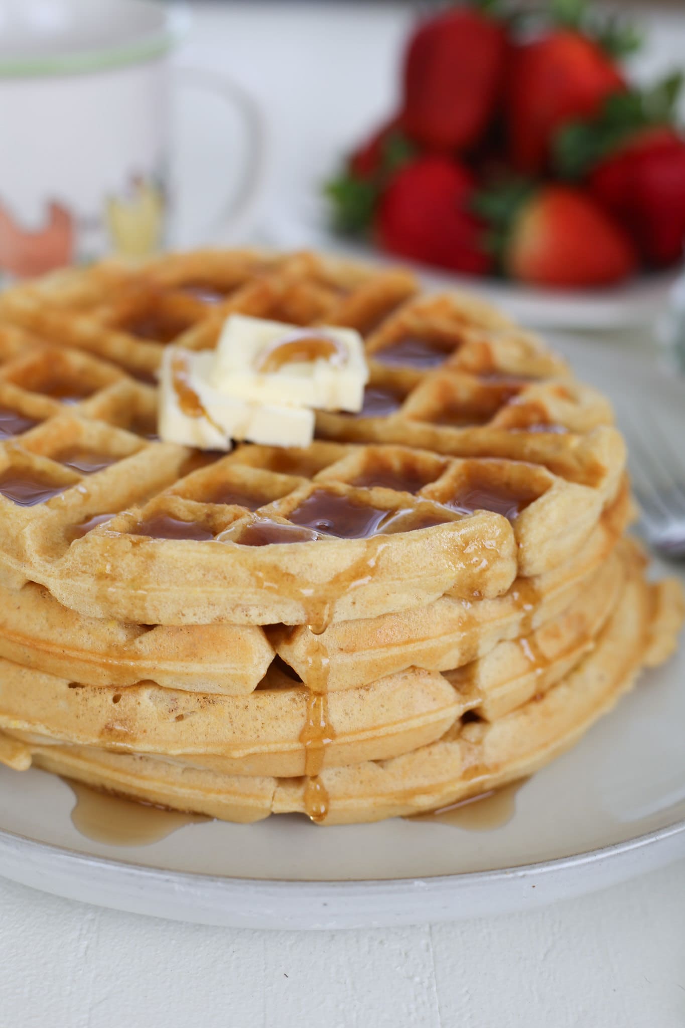 Keto Peanut Butter Waffles