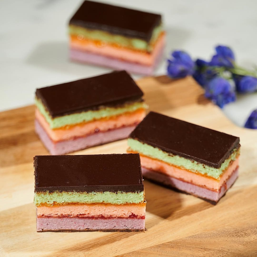 Keto Rainbow Cookies