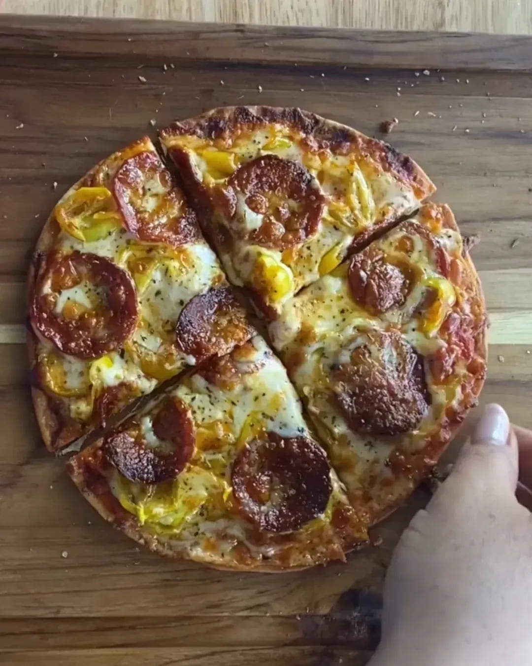 Keto Tortilla Pizza