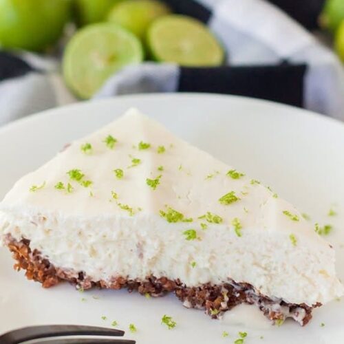 Keto key lime pie