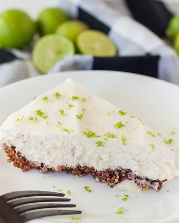 Keto key lime pie