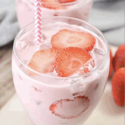 Keto pink drink
