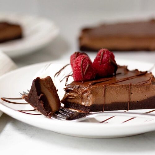 Keto Chocolate Cheesecake