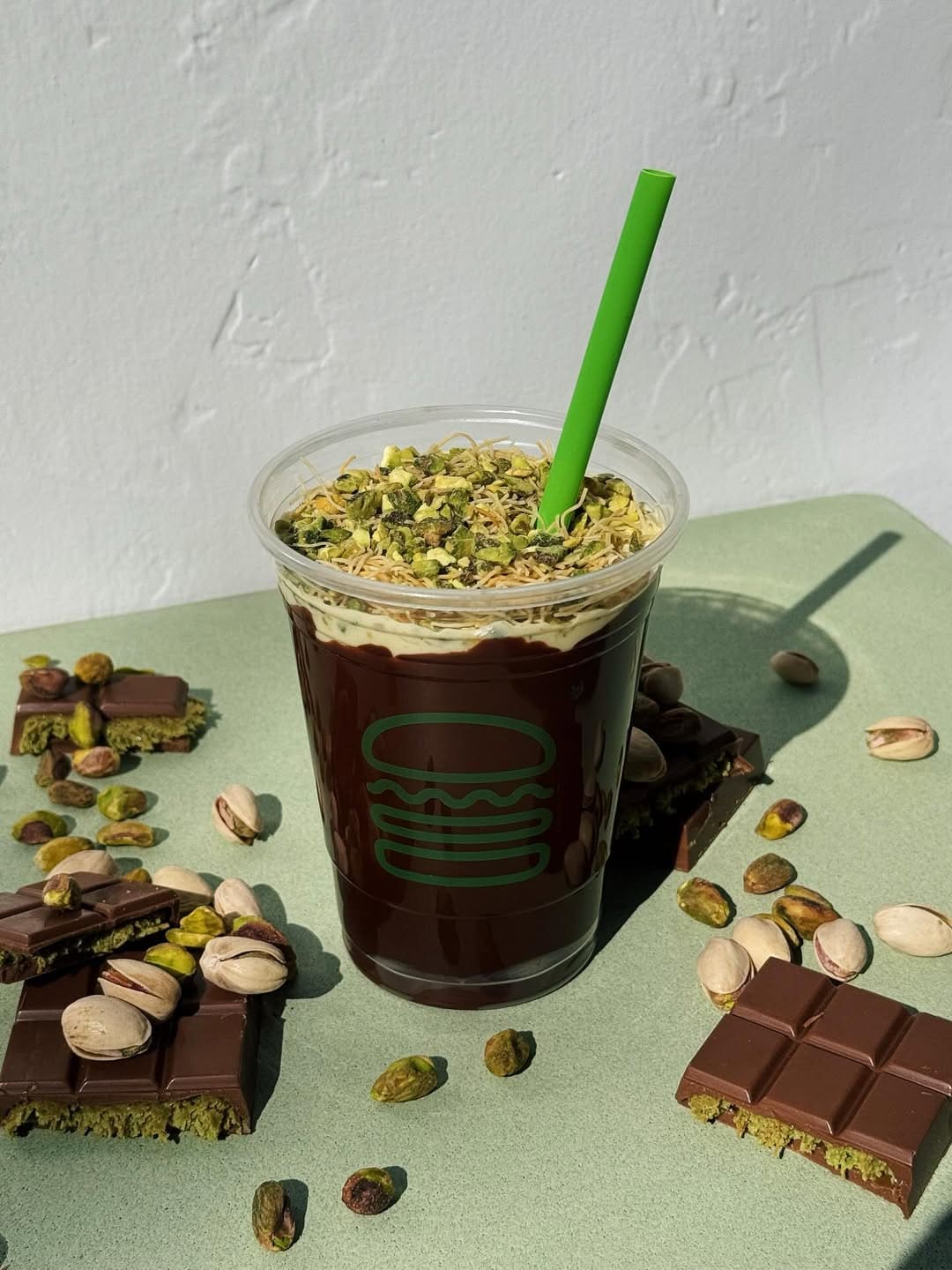 Keto Chocolate Pistachio Shake