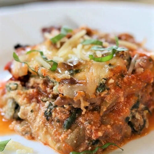 Keto Eggplant Lasagna