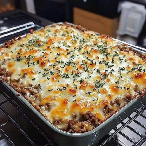 Keto Ground Beef Casserole