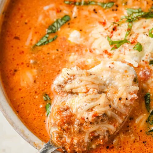 Keto Lasagna Soup