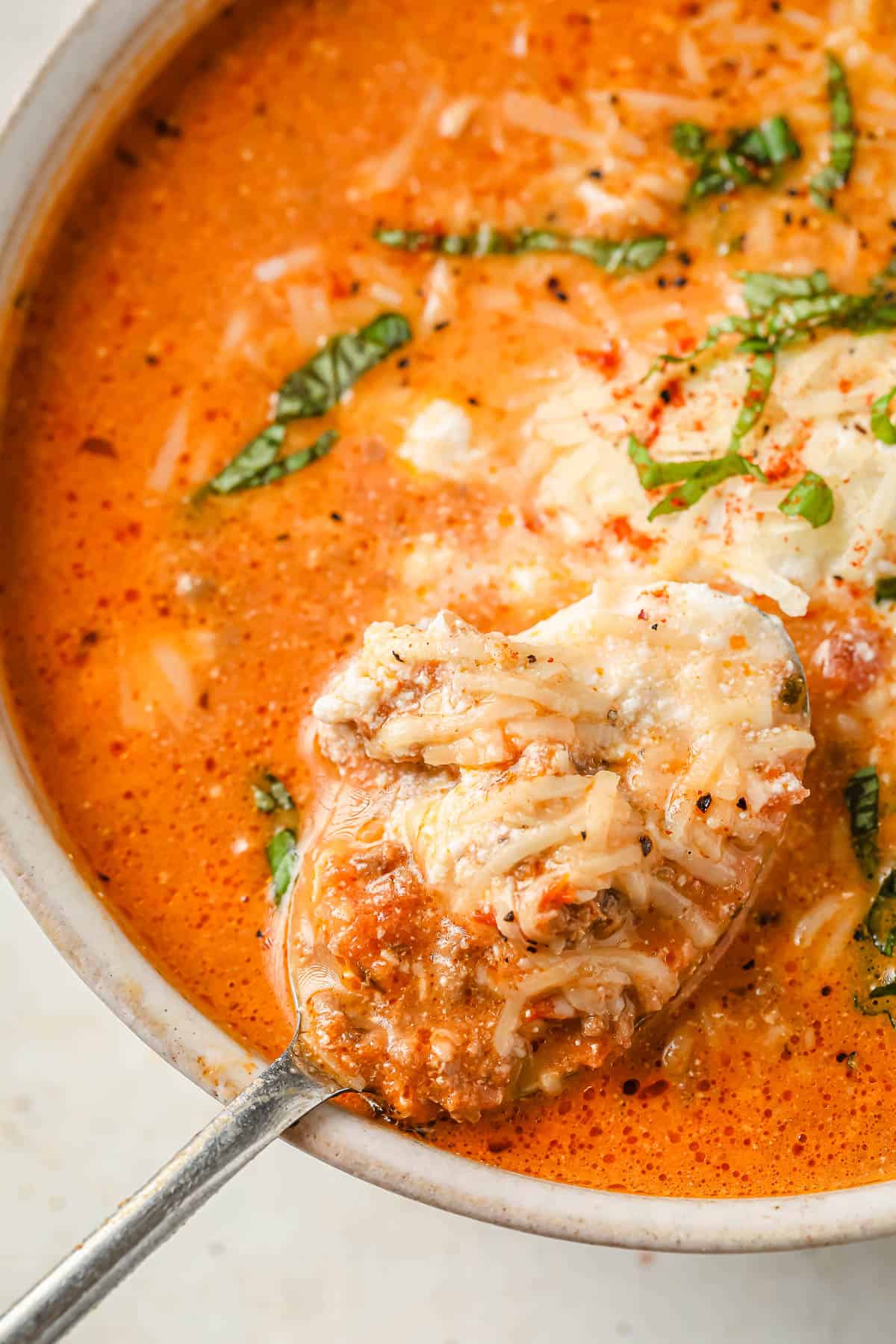 Keto Lasagna Soup