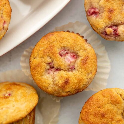 Keto Strawberry muffins