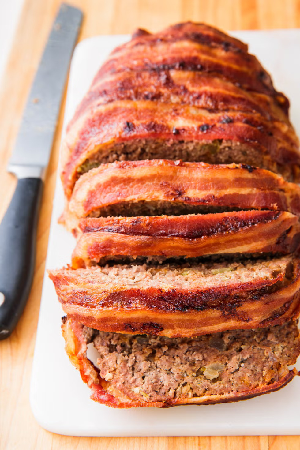Keto bacon Wrapped Meatloaf