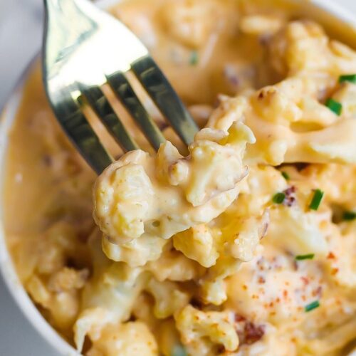 Keto cauliflower pasta