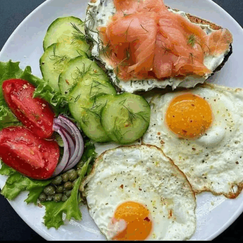 Keto. Smoked Salmon