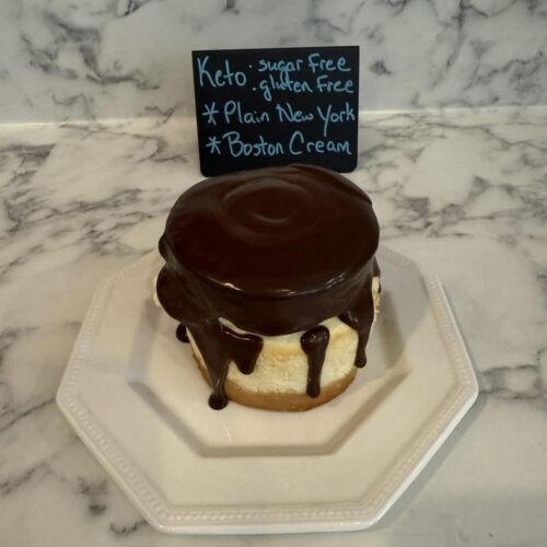 Keto Boston Cream Cake
