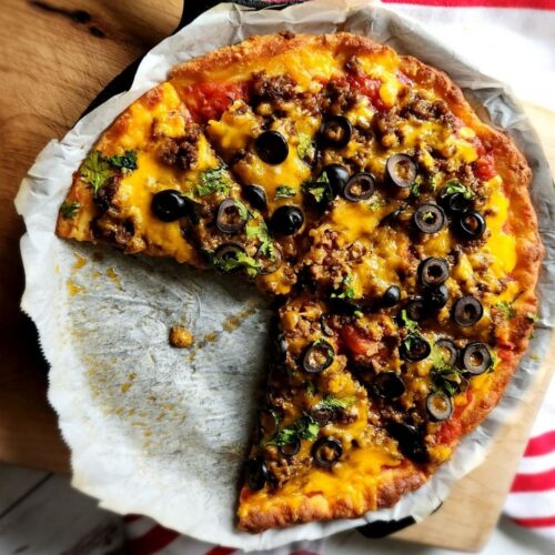 Keto Taco Pizza